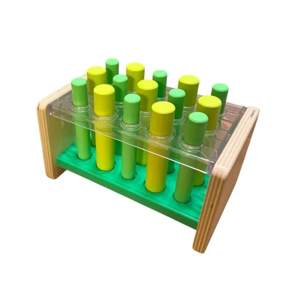 Lovevery Wooden Posting Stand and String Bundle - Picture 2 of 6